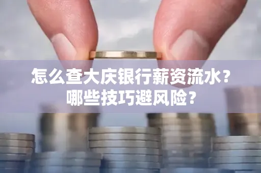怎么查大庆银行薪资流水？哪些技巧避风险？