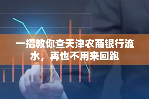 一招教你查天津农商银行流水，再也不用来回跑