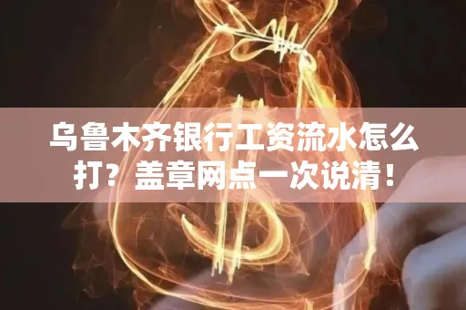 乌鲁木齐银行工资流水怎么打？盖章网点一次说清！