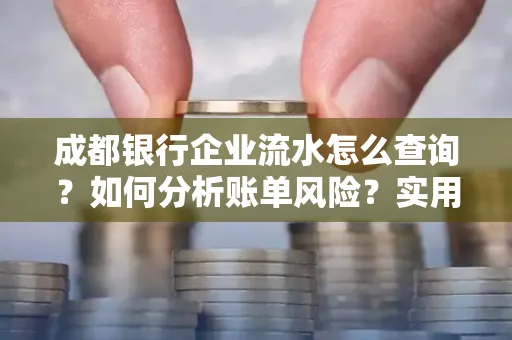成都银行企业流水怎么查询？如何分析账单风险？实用指南