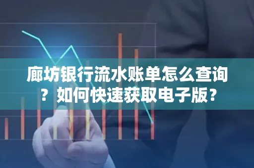 廊坊银行流水账单怎么查询？如何快速获取电子版？